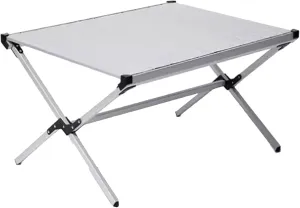 SOBOUR Folding Camping Table Portable Picnic Table Aluminum Alloy Camping Table Roll Up Table Top Lightweight for Outdoor Camping