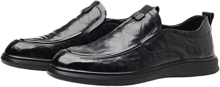 Sophisticated Men's Brogue Oxford Shoes with Perforated Accents and Durable Rubber Outsole