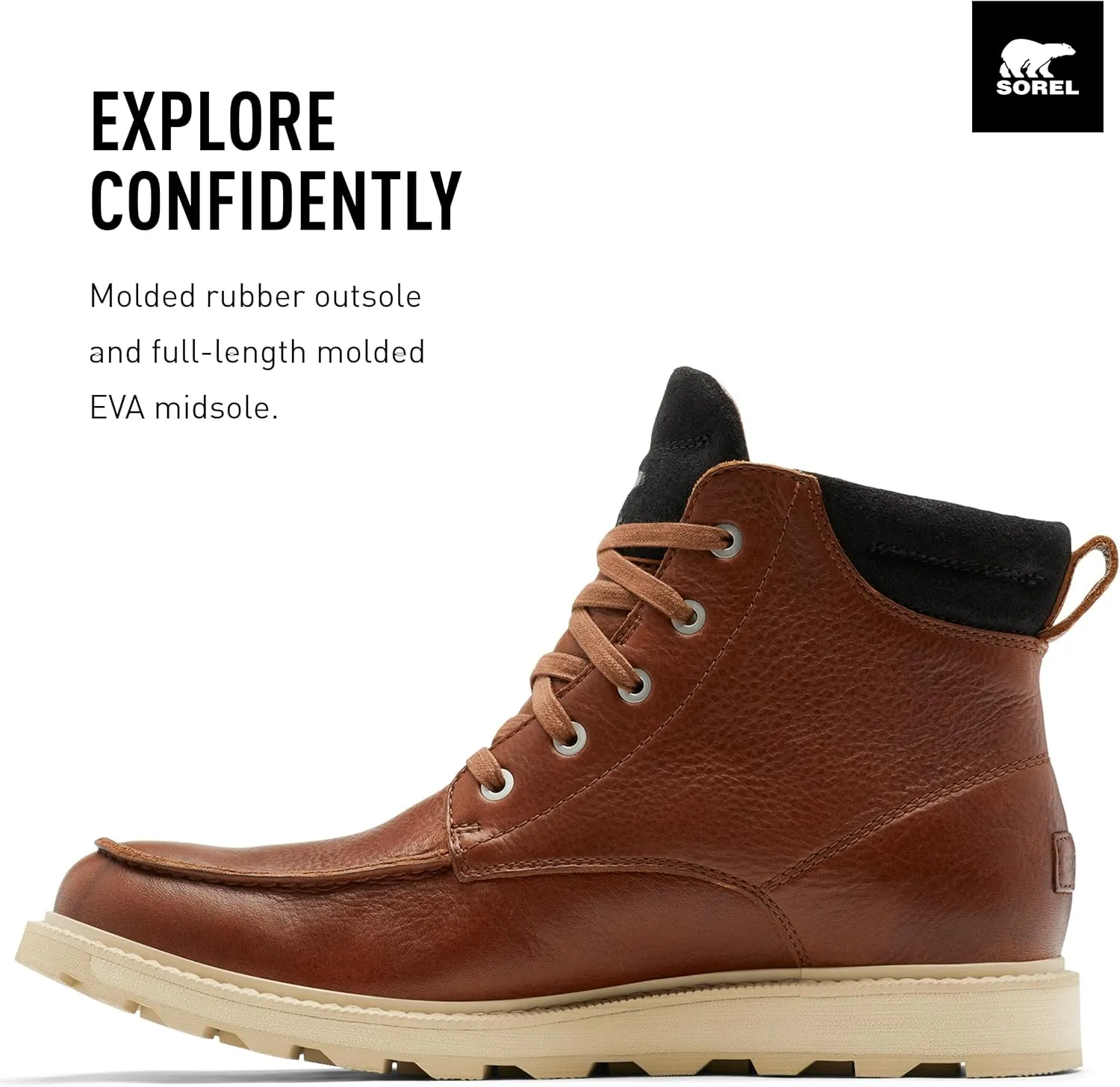 SOREL Men's Madson ll Moc Toe Waterproof Boot