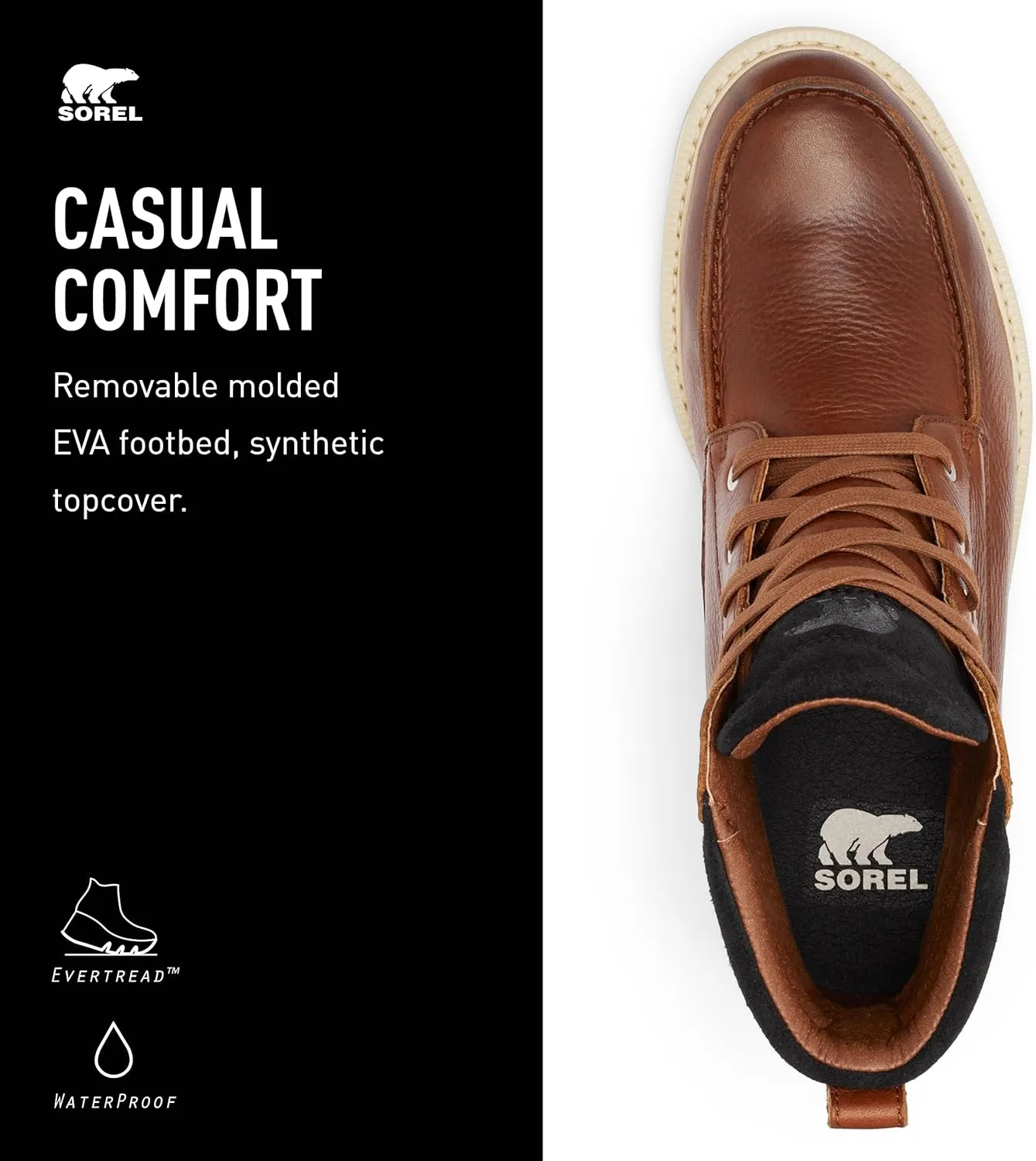 SOREL Men's Madson ll Moc Toe Waterproof Boot