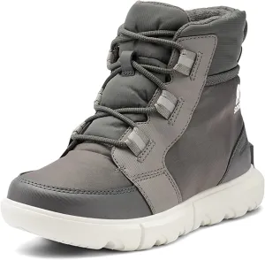 Sorel Women's Explorer II Carnival Boot — Quarry, Sea Salt — Waterproof Winter Boots — Size 9.5