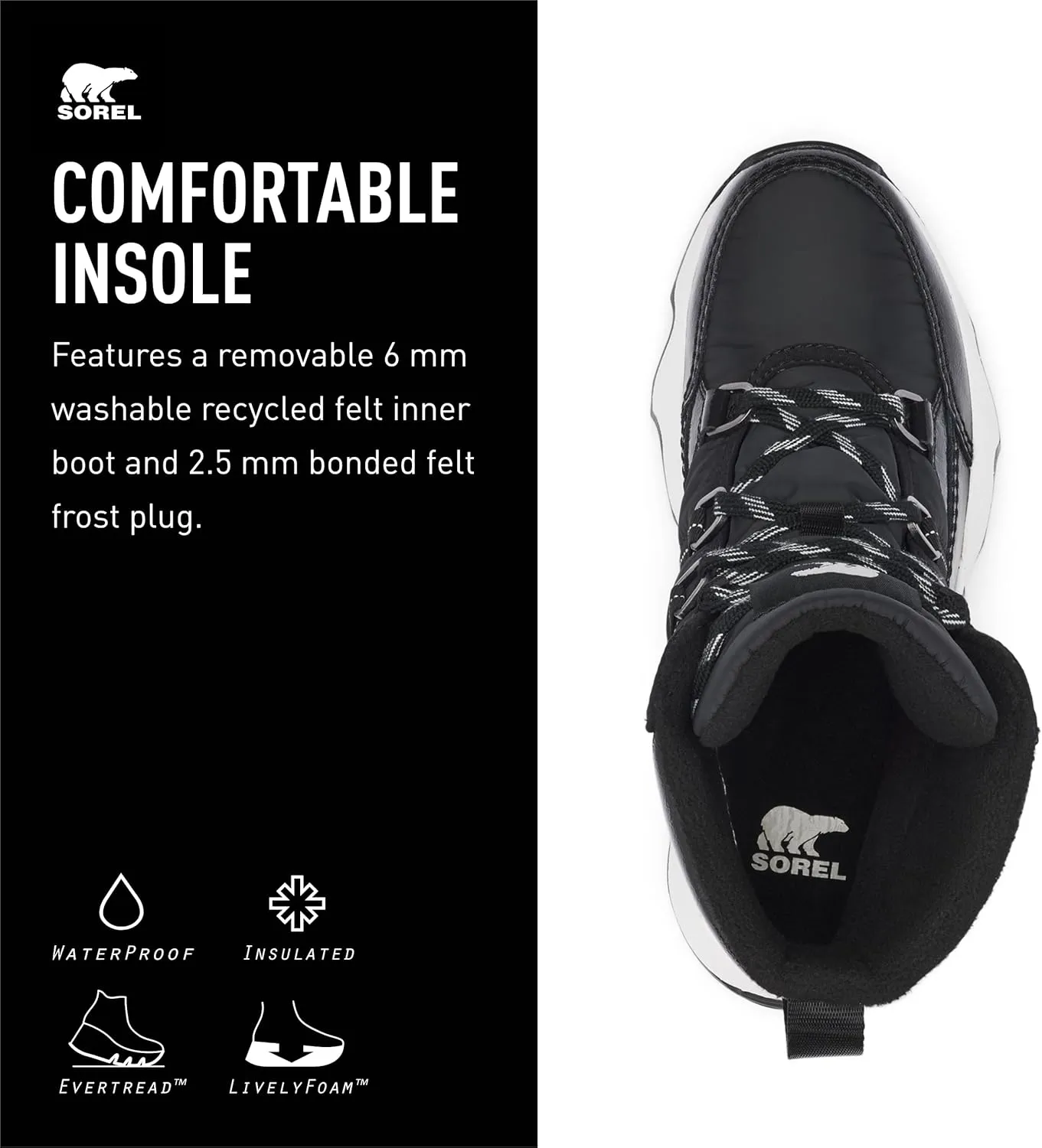 SOREL Women's Kinetic Impact Sport Waterproof Boot