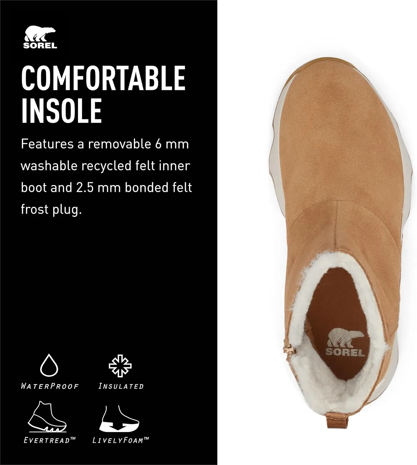 SOREL Women's Kinetic Impact Waterproof Short Boot