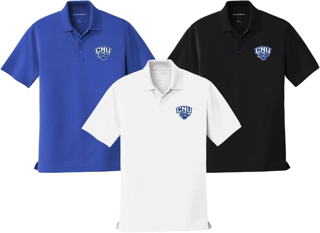 Sorority Letters Shop Christopher Newport University Captains Men's Short Sleeve Performance Polo