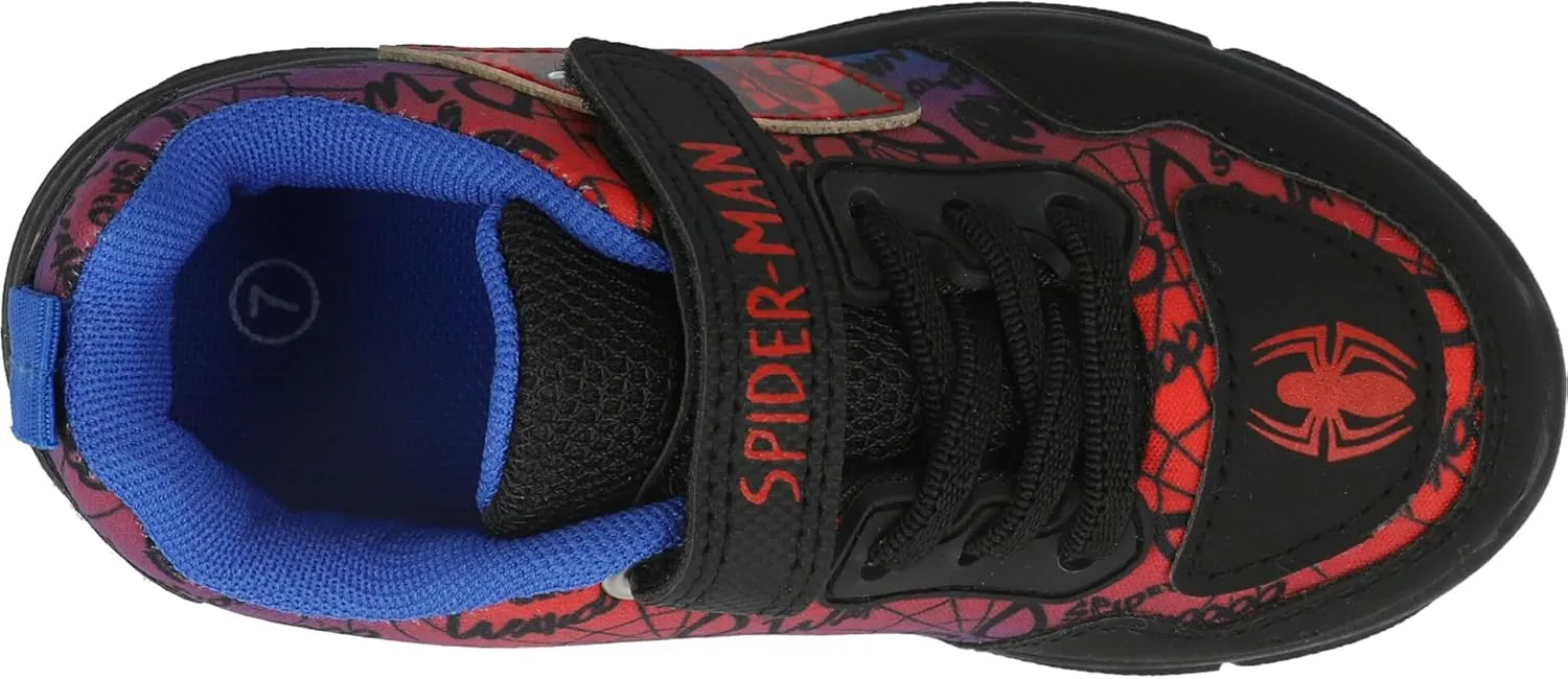 Spider-Man Chunky Trainer Black Red Blue – Kids Lightweight Comfortable Secure Fit