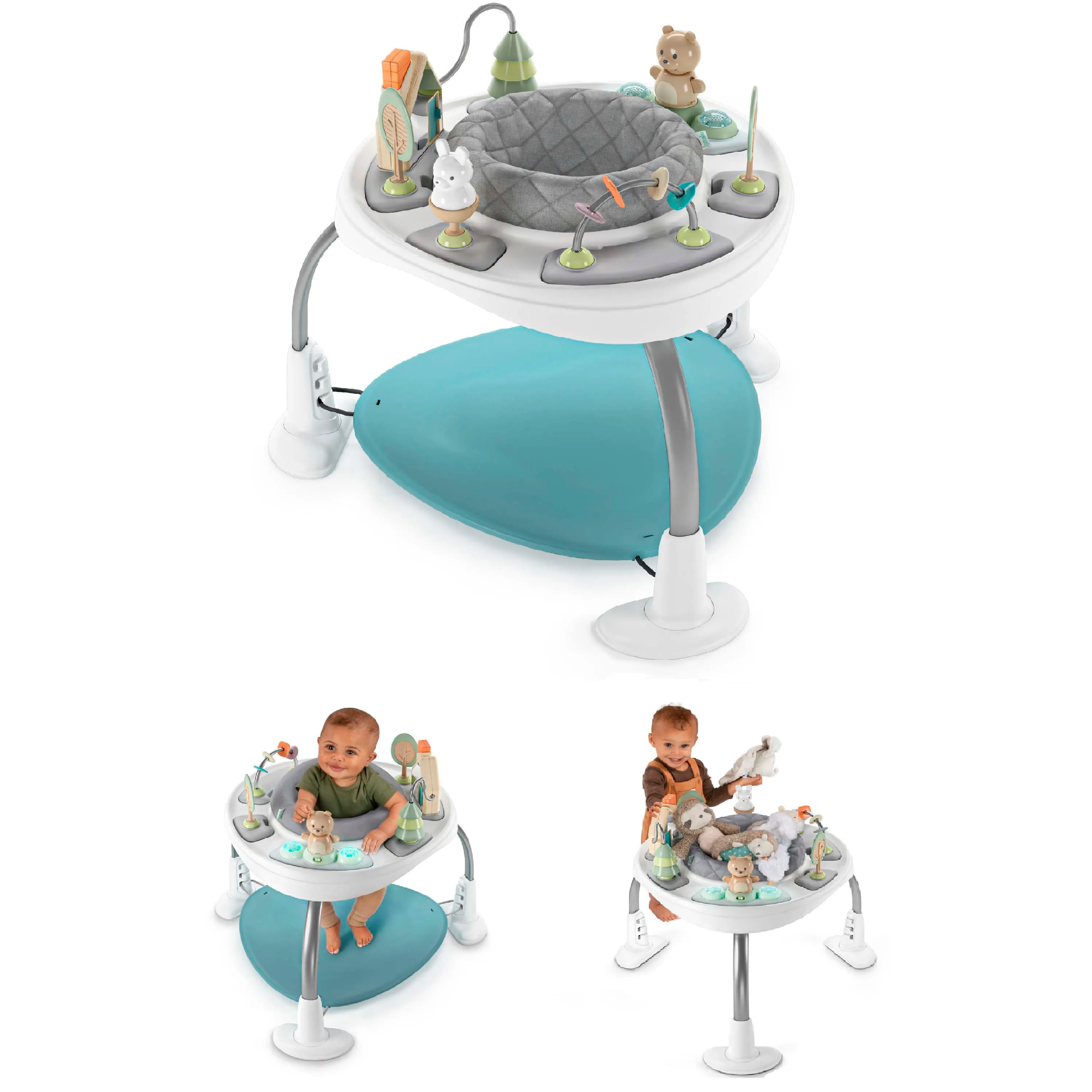 Spring & Sprout 2-in-1 Activity Jumper   Table - First Forest