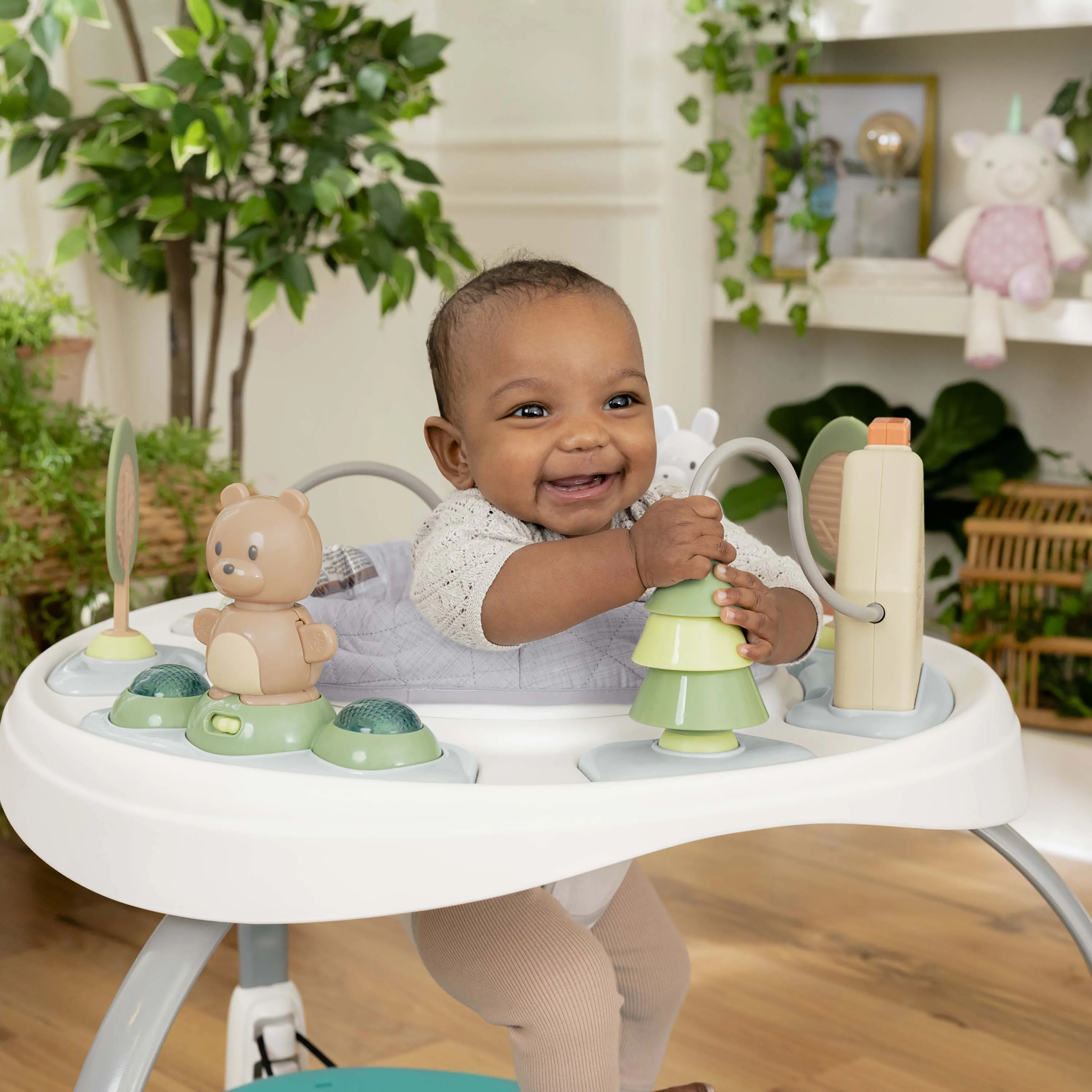Spring & Sprout 2-in-1 Activity Jumper   Table - First Forest
