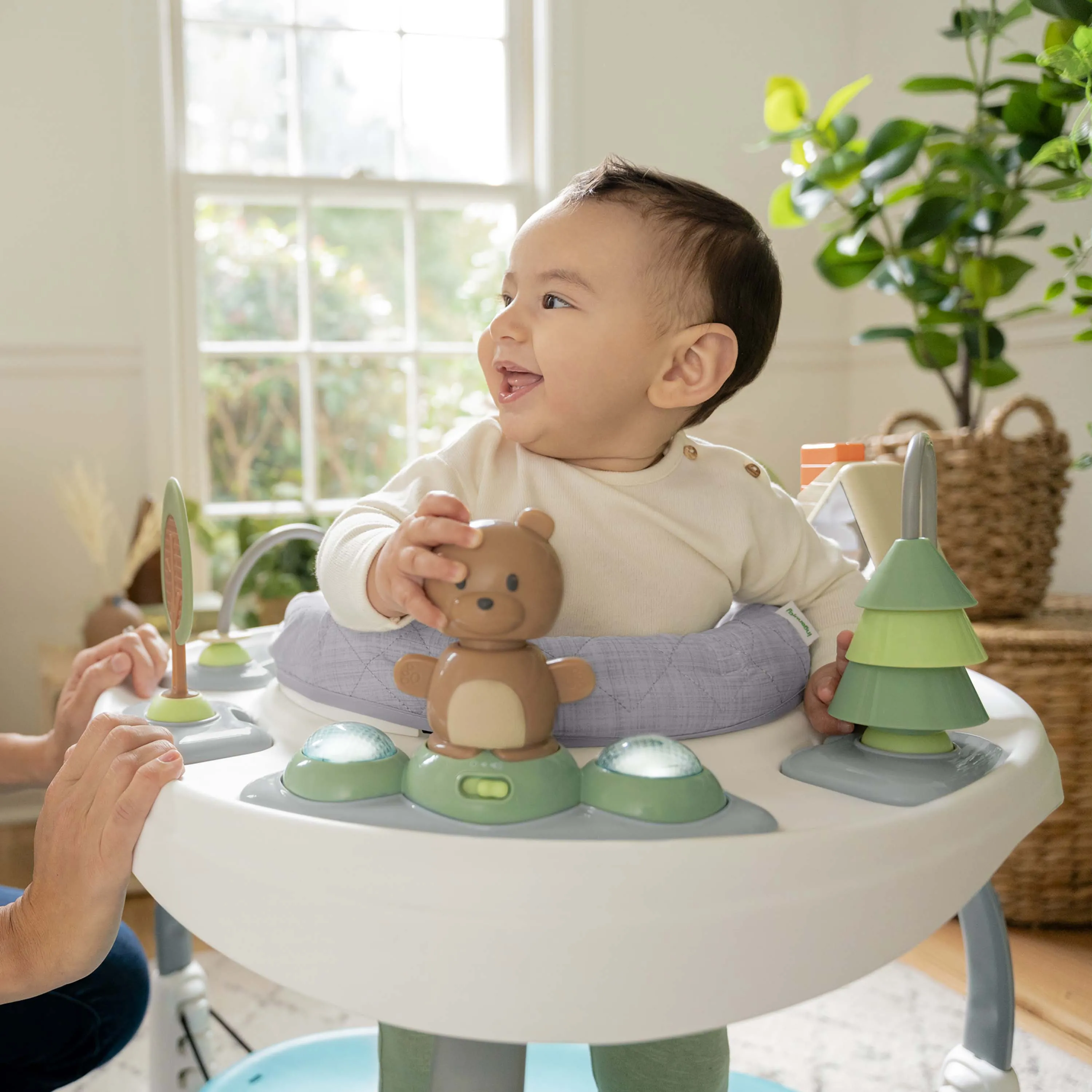 Spring & Sprout 2-in-1 Activity Jumper   Table - First Forest