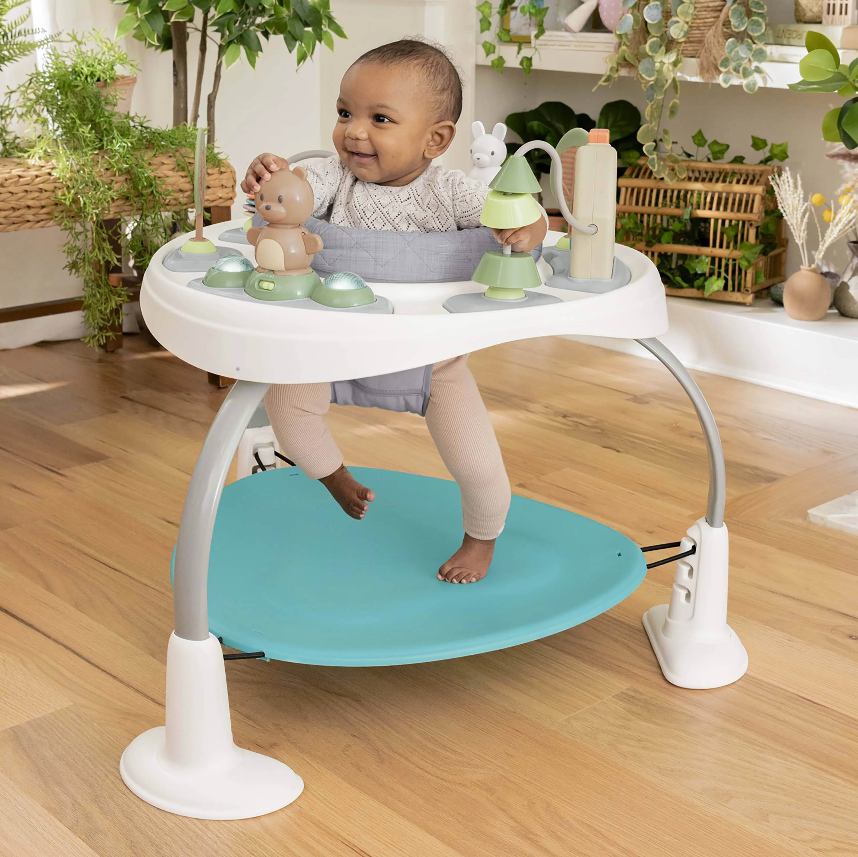 Spring & Sprout 2-in-1 Activity Jumper   Table - First Forest