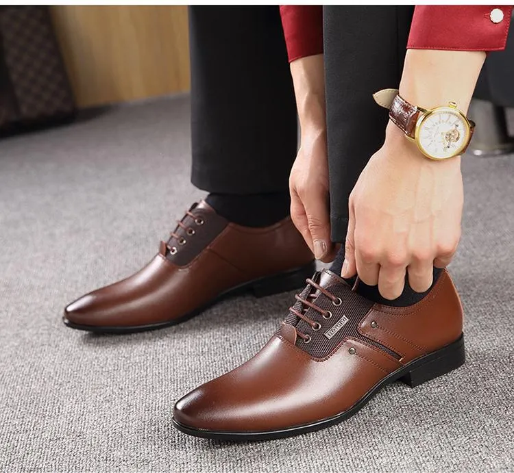 Spring Autumn Men Formal Wedding Shoes Luxury Men Business Dress Shoes