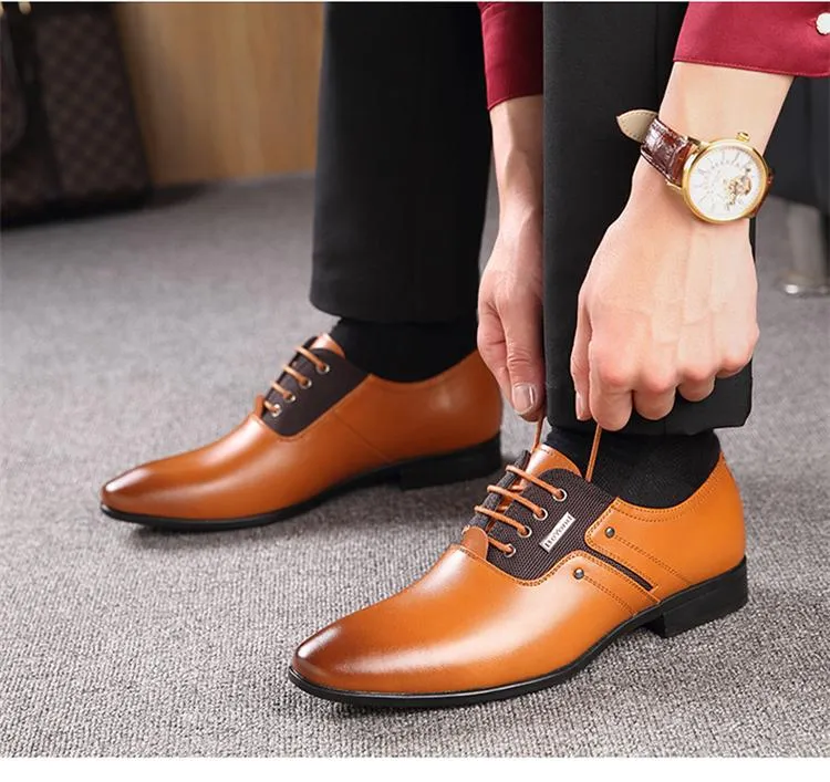 Spring Autumn Men Formal Wedding Shoes Luxury Men Business Dress Shoes