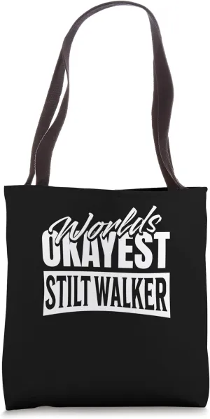 Stilt Walker Stilt wisdom Sky stepper Stilt Walking Tote Bag