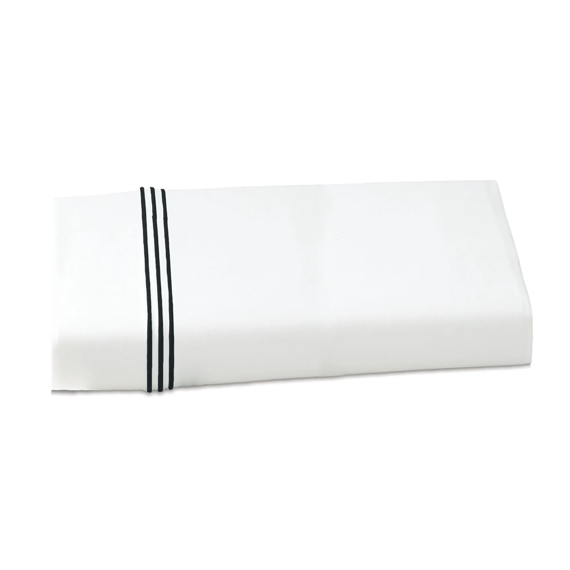 Strada Embroidered Percale Flat Sheet