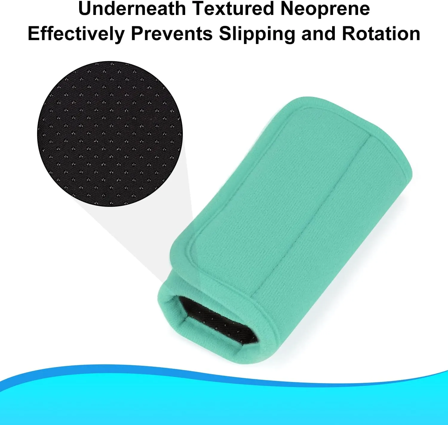 supregear Walker Grips (2 Pack), Soft Padded Hand Covers, Non-Slip Comfortable Cushion Padding for Folding Walker Handle, Moisture Wicking Mobility Accessory