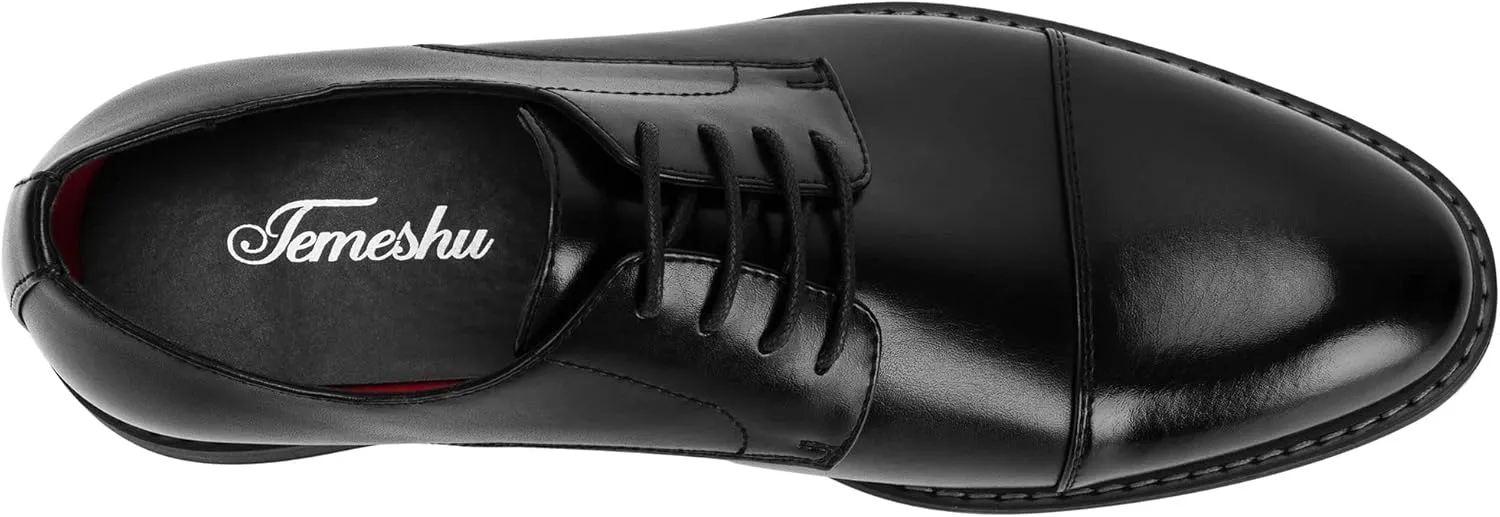 Temeshu Men's Dress Shoes Casual Oxford Shoes Business Formal Shoes