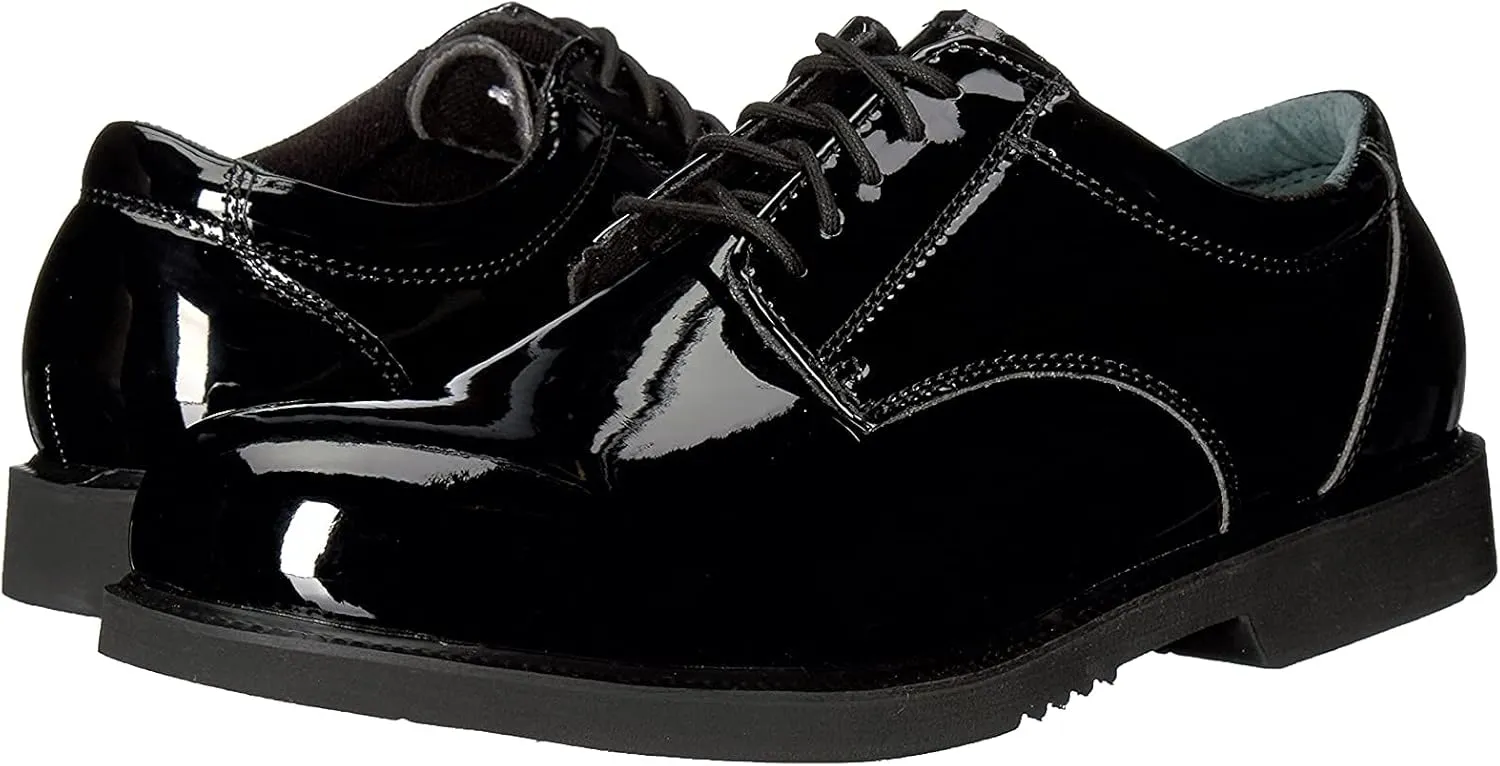 Thorogood Men's and Women's Black Poromeric Uniform Oxford Dress Shoes