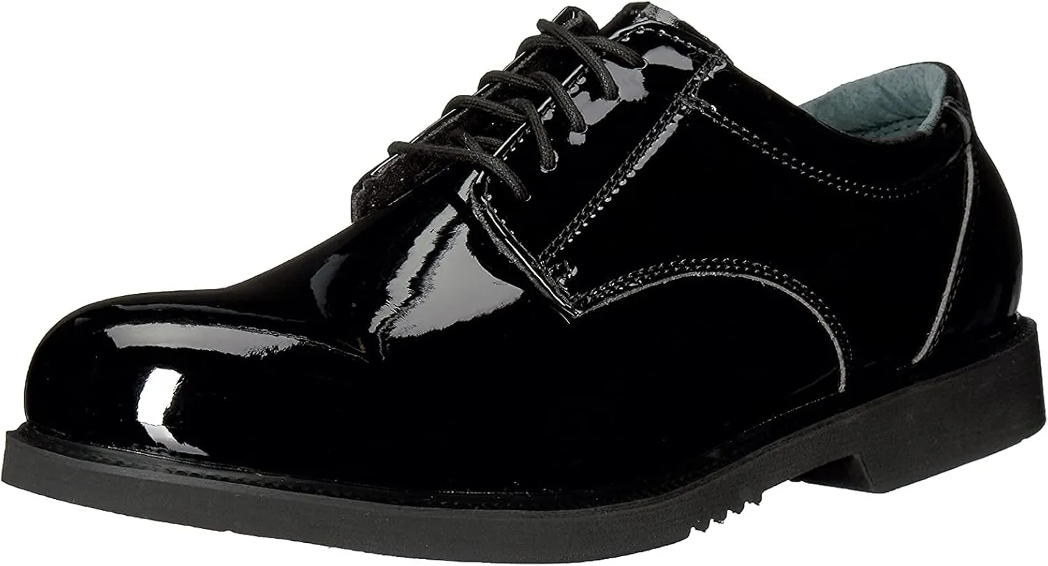 Thorogood Men's and Women's Black Poromeric Uniform Oxford Dress Shoes