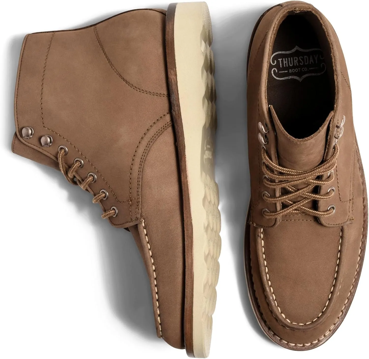 Thursday Boot Company Men's Diplomat Moc Toe Leather Boot
