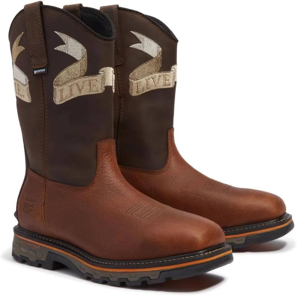 Timberland PRO Men's True Grit Pull on Soft Toe Waterproof Industrial Western Work Boot