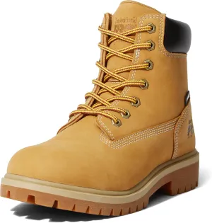Timberland PRO Women's Direct Attach 6 Inch Soft Toe Insulated Waterproof Industrial Work Boot, Wheat-2024 NEW, 8M
