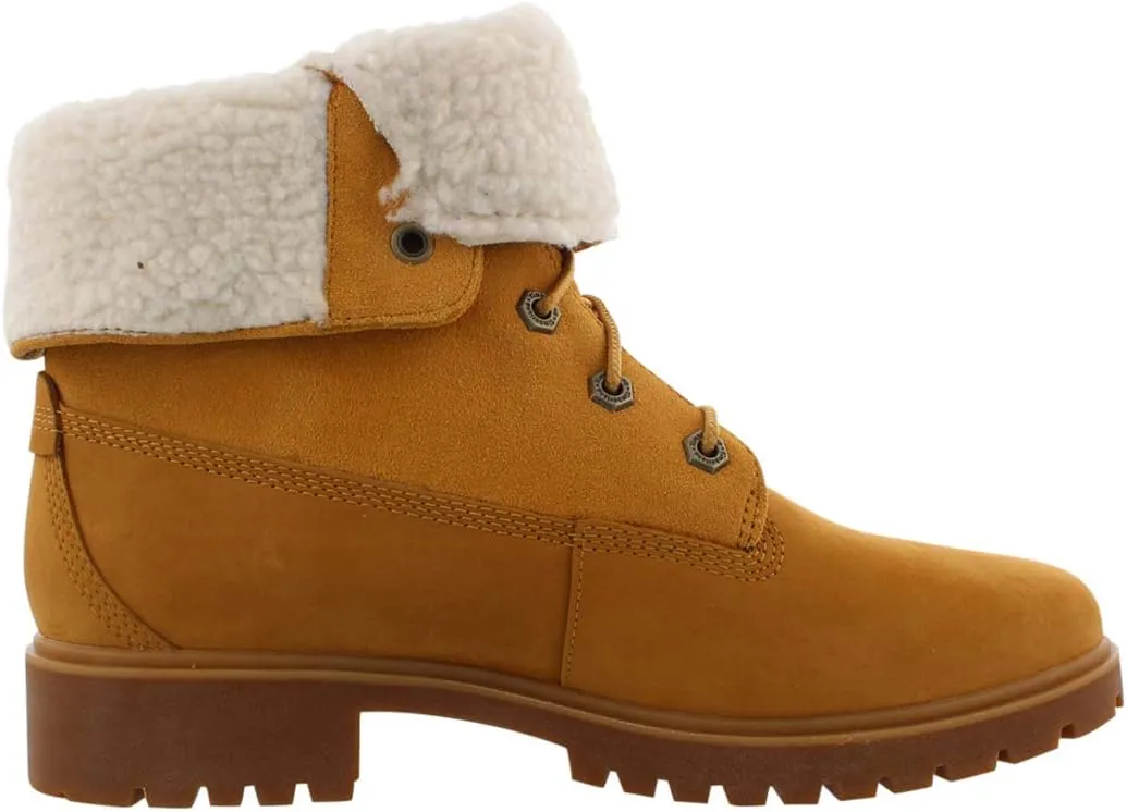 Timberland Women's Jayne Waterproof Teddy Fleece Fold Down