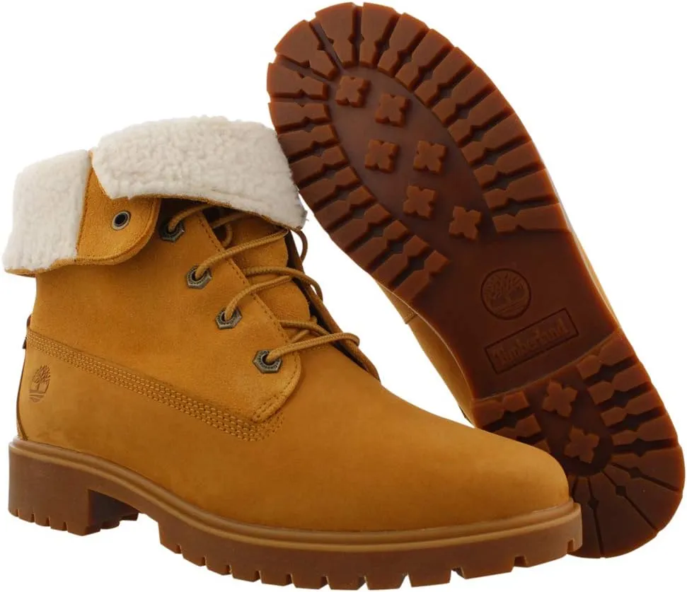 Timberland Women's Jayne Waterproof Teddy Fleece Fold Down