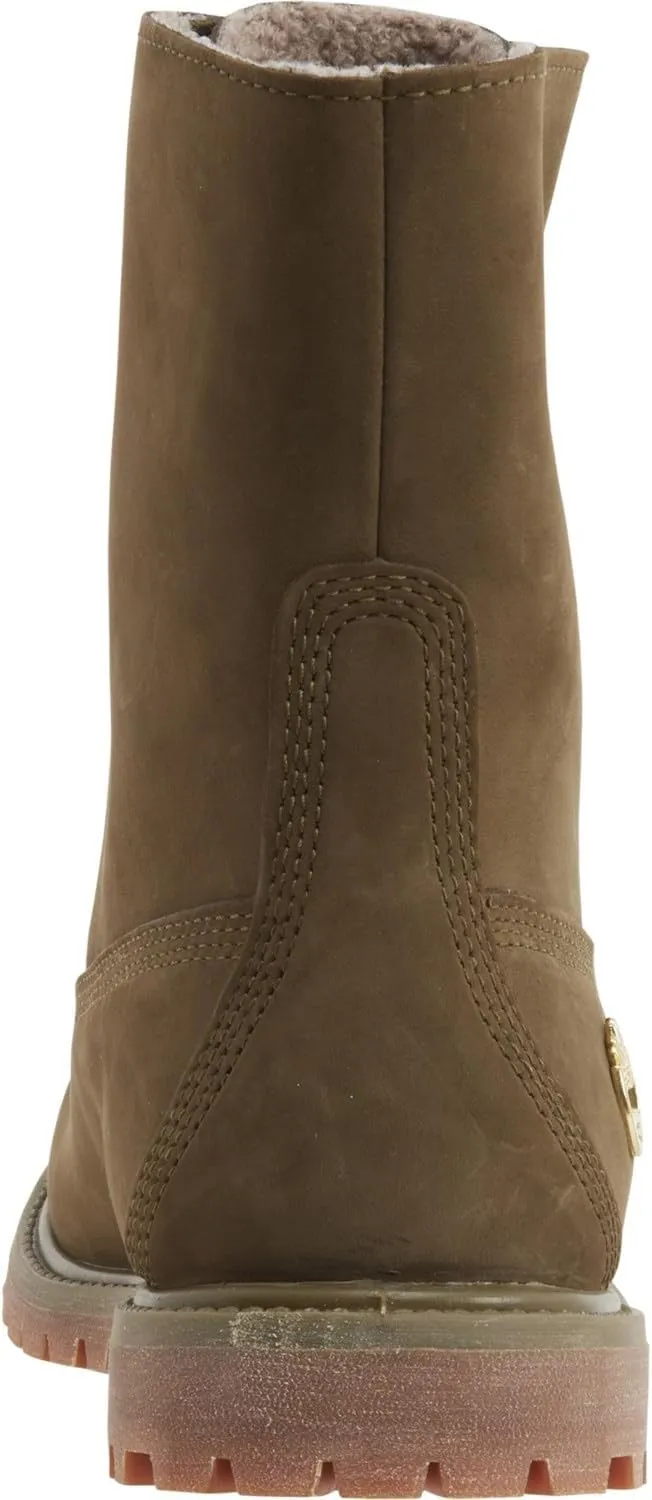 Timberland Women's Teddy Fleece Fold Down WP Ankle Boot
