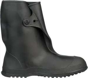 TINGLEY unisex adult 10" Overshoe Rain Boot, Black, 8.5-10 Women 6.5-8 Men US