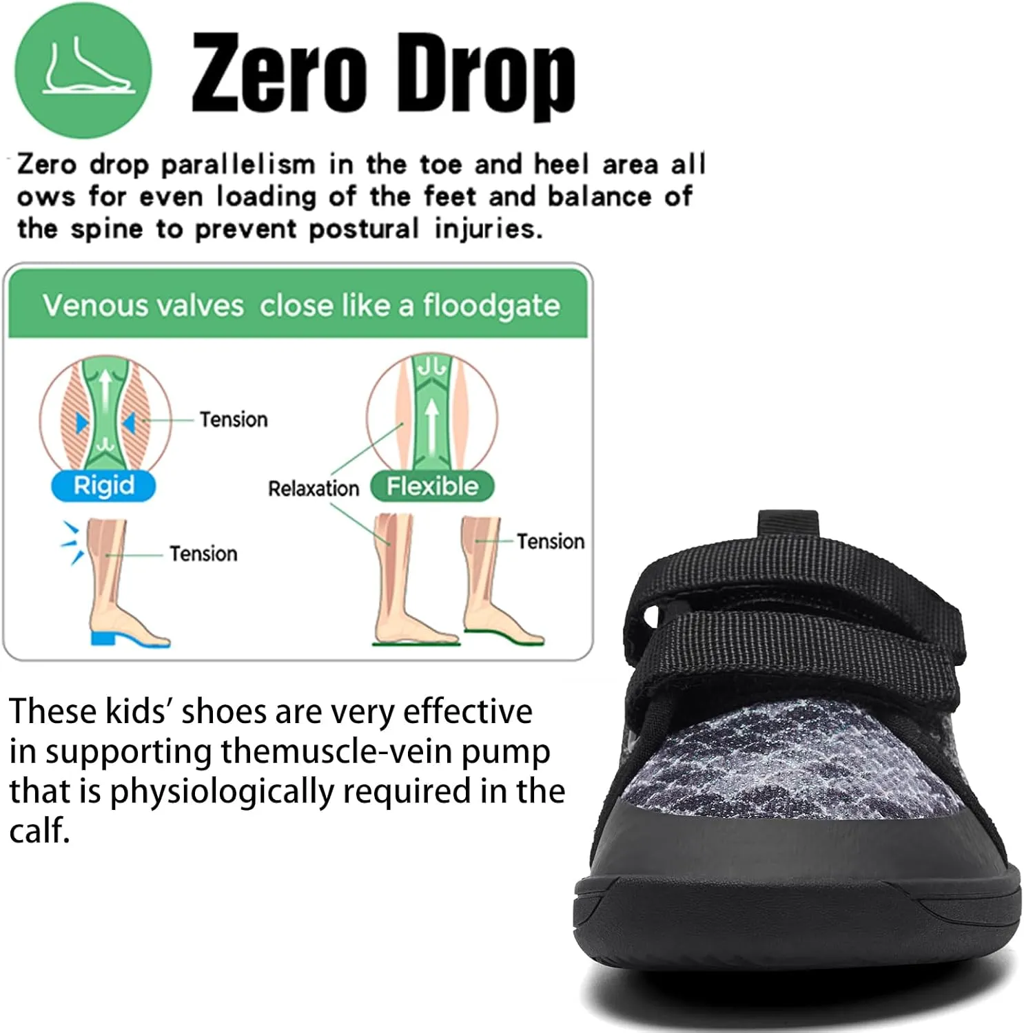 Toddlers and Little Kids Water Shoes, Wide Toe Box, Barefoot Feel, Non-Slip, Quick-Dry,Breathable for Kids