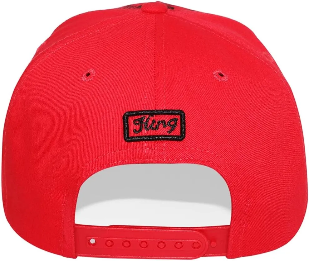 TOP Level Men's Adjustable Cotton Snapback Cap 6 (Various Unique Hat Designs Available)