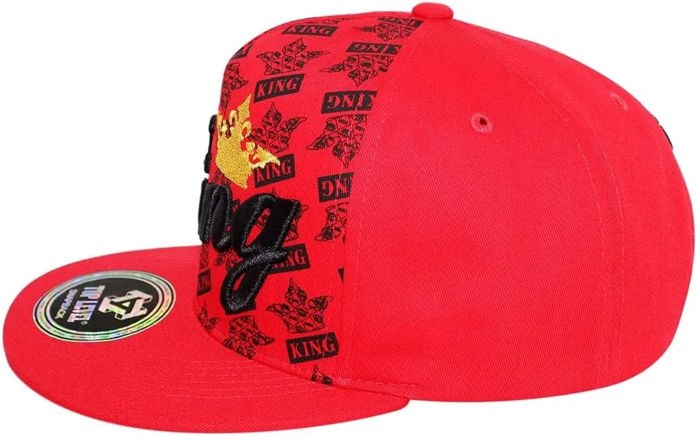 TOP Level Men's Adjustable Cotton Snapback Cap 6 (Various Unique Hat Designs Available)