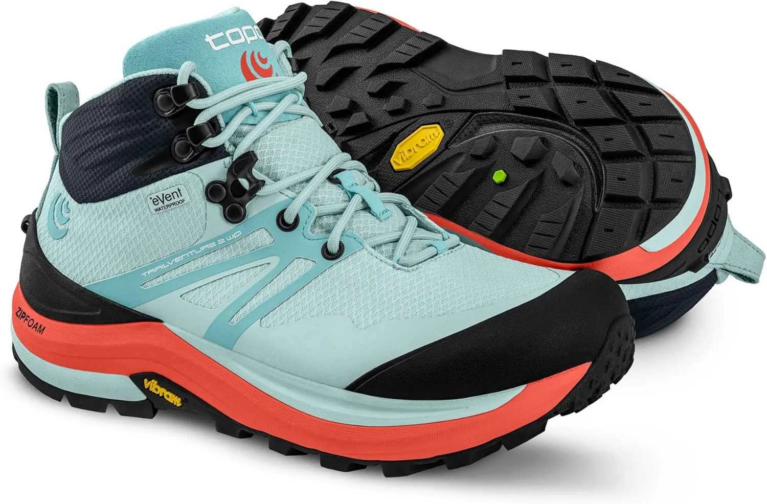 Topo Athletic Women's Trailventure 2 WP Comfortable 5MM Drop Trail Running Boots, Athletic Shoes for Trail Running