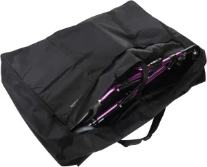 Travel Bag for Folding Wheelchair Rollator Extra-Large Carry Compact Wheelchair Transport Chair Extra Large Duffel Storage Bag Lightweight Foldable OneSize Black