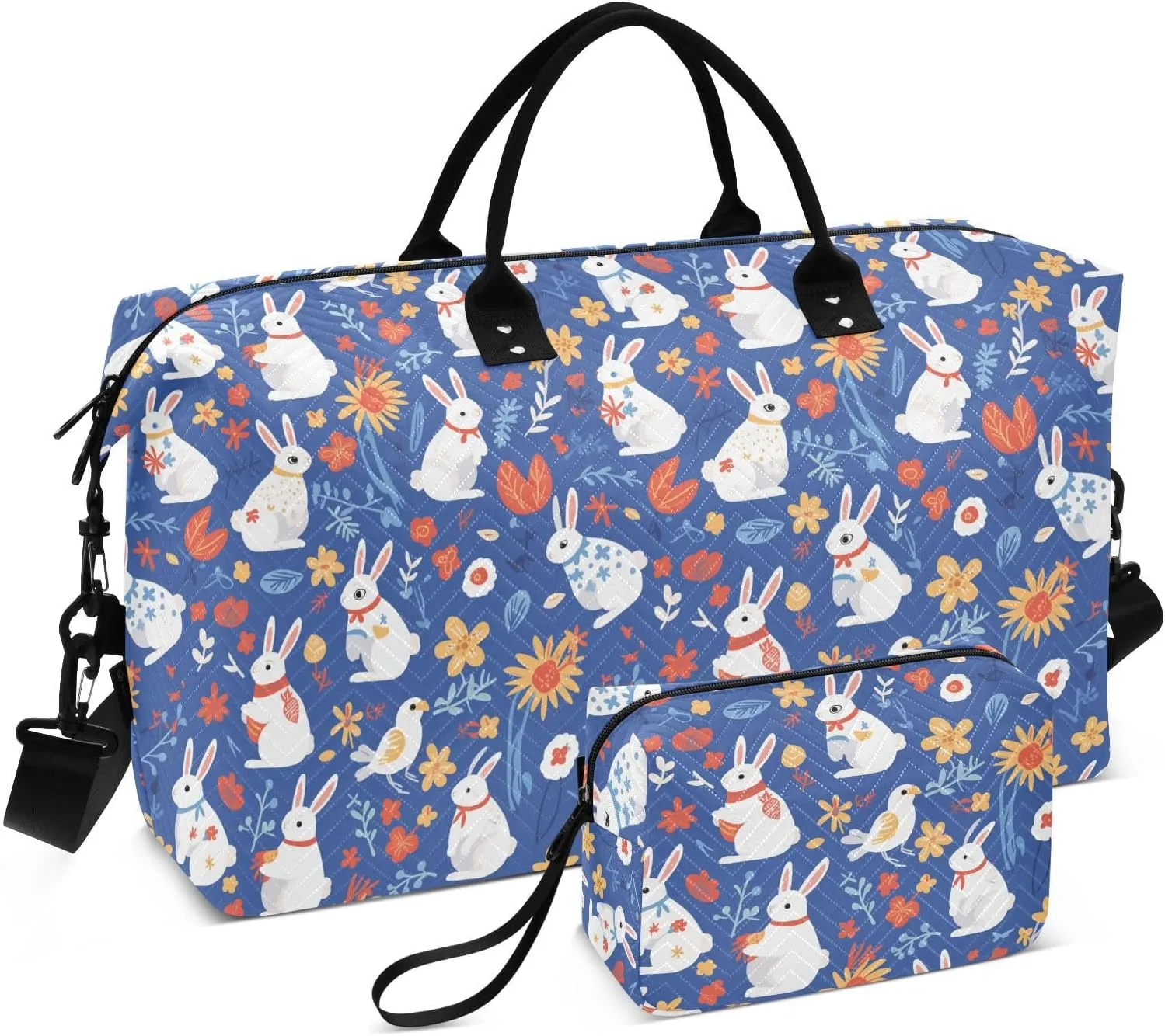 Travel Bag Overnight Bag with Adjustable Strap for Business Trips Foldable