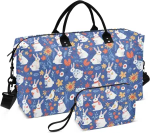 Travel Bag Overnight Bag with Adjustable Strap for Business Trips Foldable