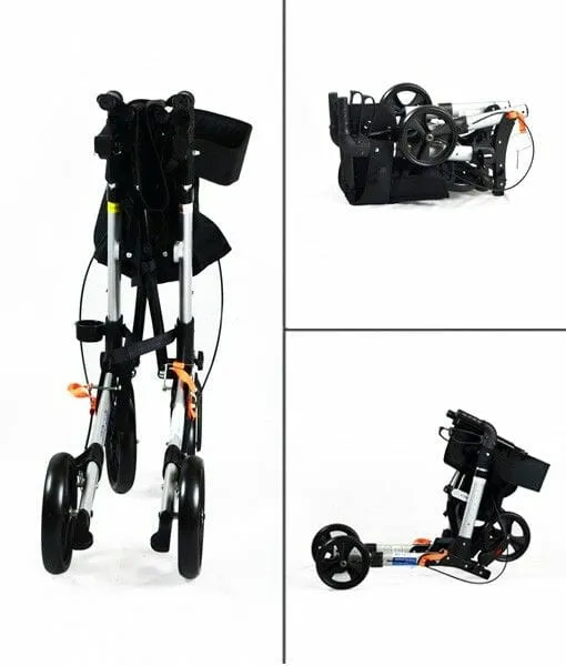 Travel Lite Portable Outdoor Seat Walker with Seat and Bag   Crutch Holder