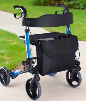 Travel Lite Portable Outdoor Seat Walker with Seat and Bag   Crutch Holder