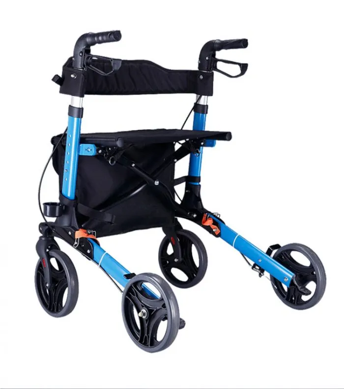Travel Lite Portable Outdoor Seat Walker with Seat and Bag   Crutch Holder