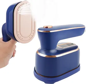 Travel Steamer Iron for Clothes, 1000W Handheld Portable Steamer, 10s Fast Heating Up 180° Rotary Small Size Garment Steamer Iron, Mini Steam Iron for Home, Dorm, Travel Essentials