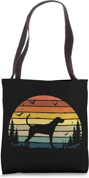Treeing Walker Coonhound Vintage Retro Mom Dad Dog Tote Bag
