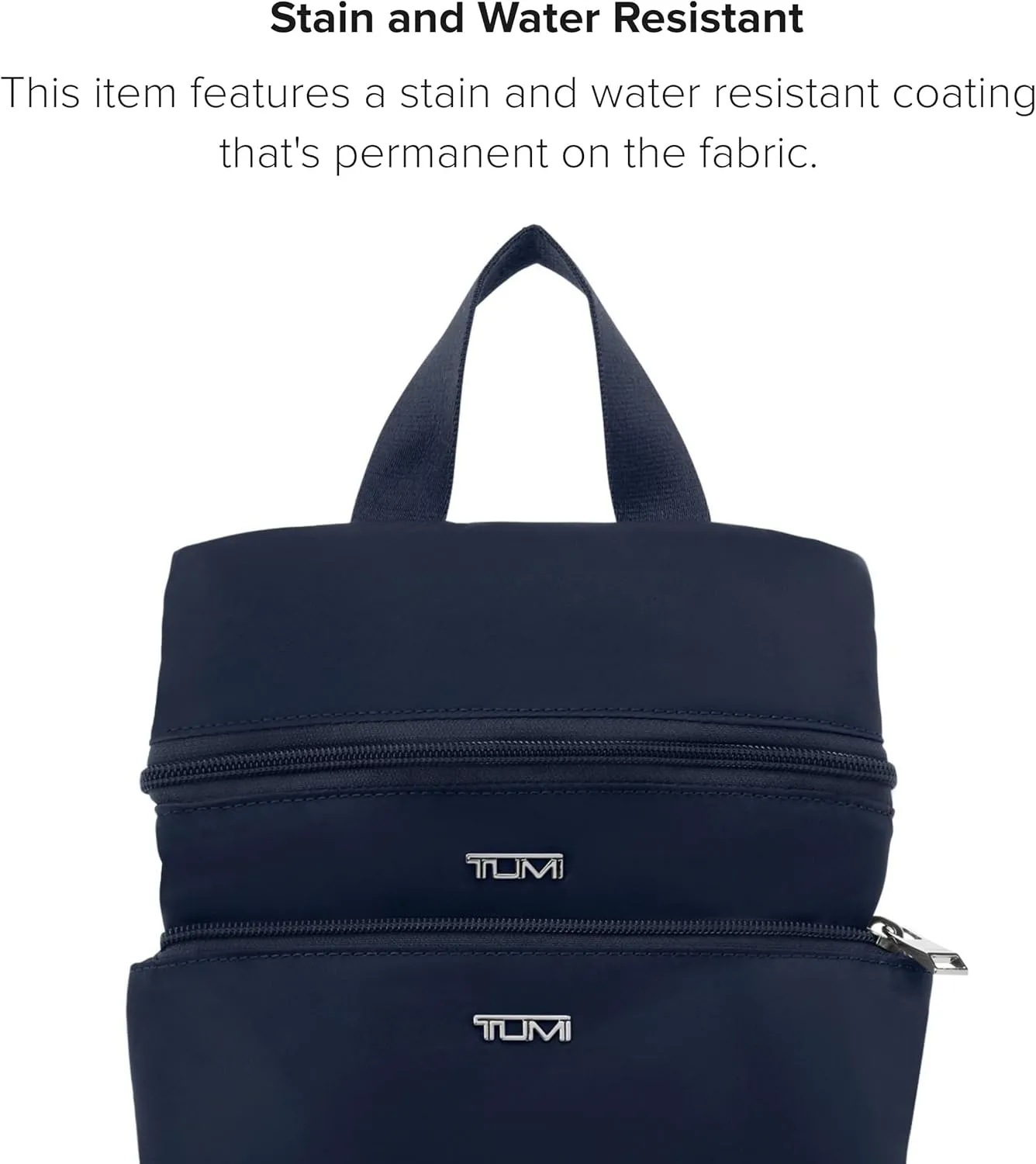 TUMI - Just In Case Foldable Backpack - Lightweight, Compact Travel Backpack - For One Bag Travel - 15.5" X 12.3" X 4.5" - Indigo