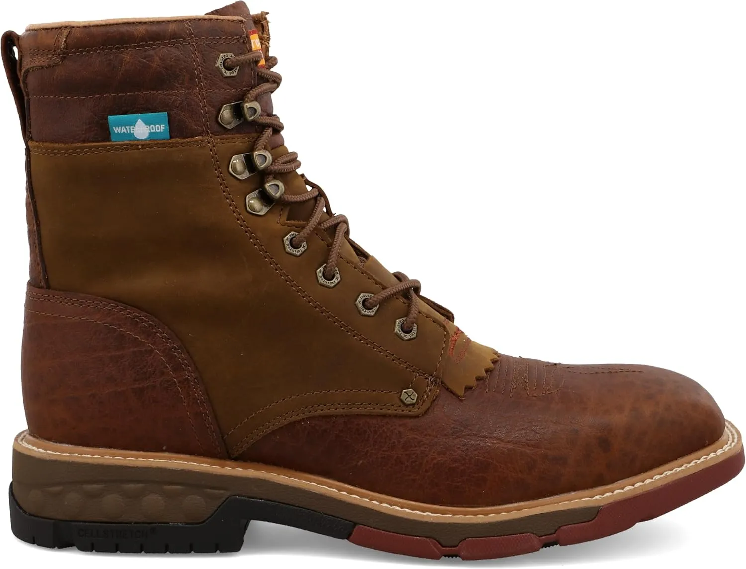 Twisted X Men's 8" Cell Stretch Lacer Steel Toe