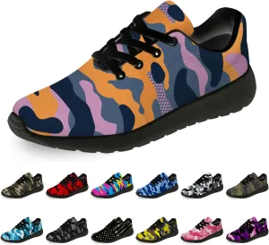 Unisex Camouflage Sneakers for Women & Men, Breathable & Lightweight, All Occasions