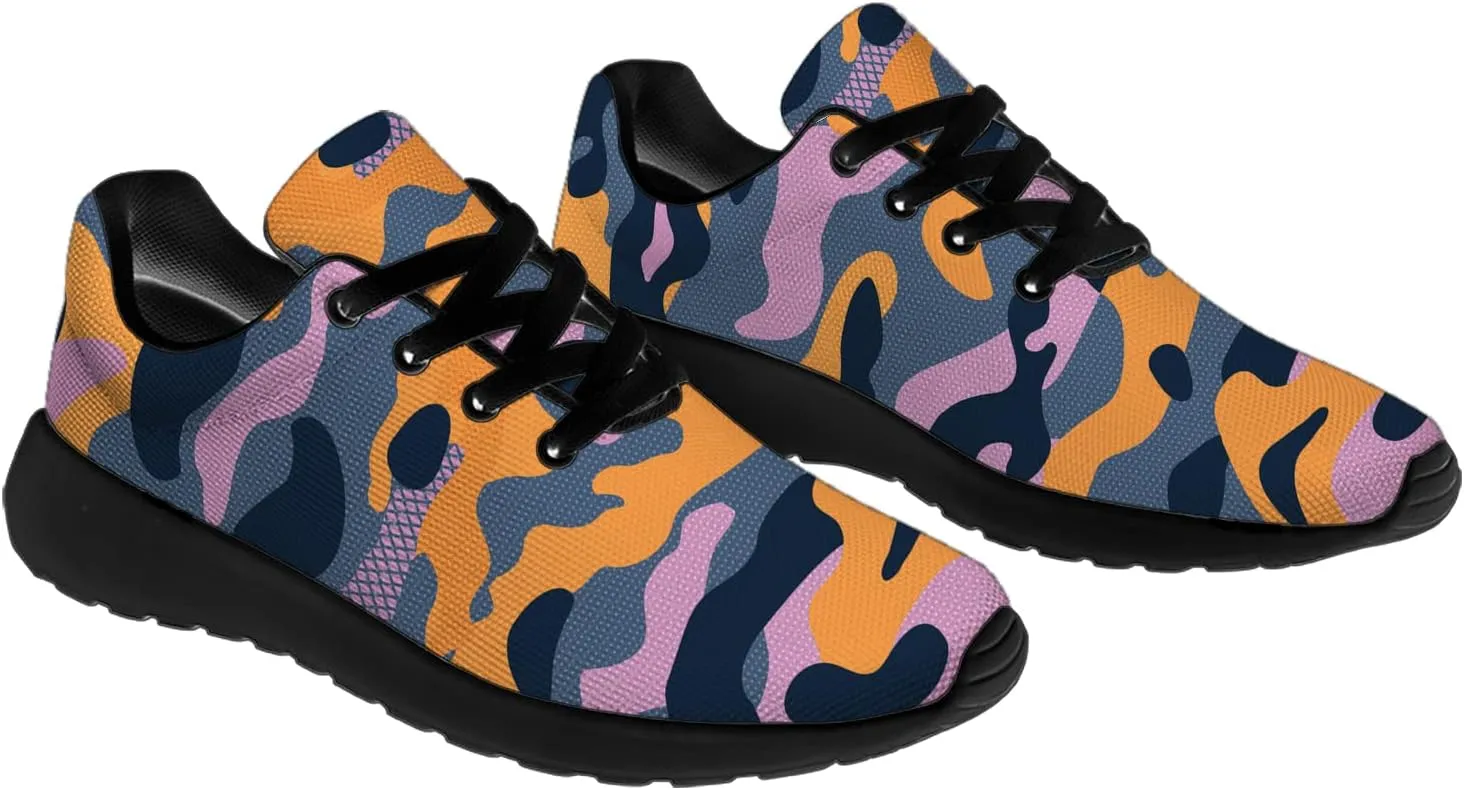 Unisex Camouflage Sneakers for Women & Men, Breathable & Lightweight, All Occasions