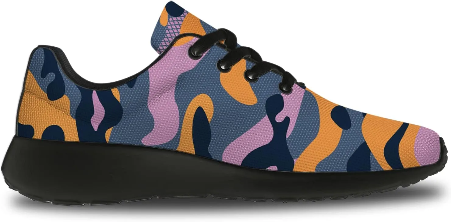 Unisex Camouflage Sneakers for Women & Men, Breathable & Lightweight, All Occasions