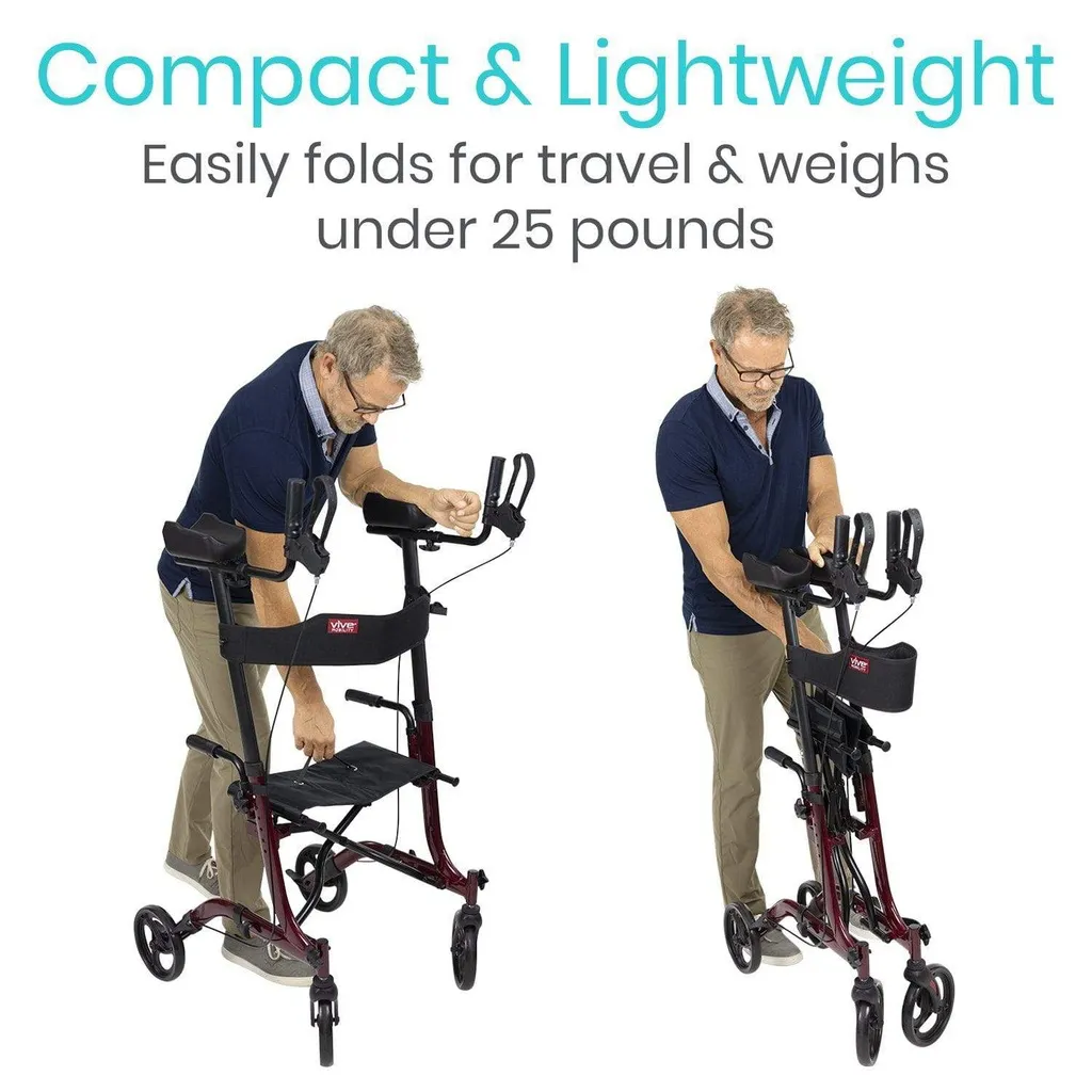 UpRight Walker - 4 Wheels with Seat