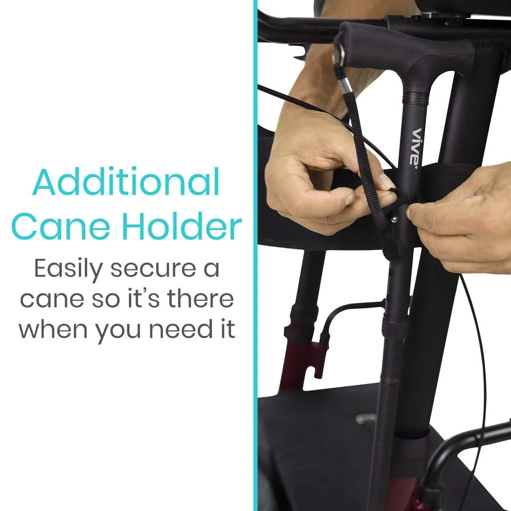 UpRight Walker - 4 Wheels with Seat