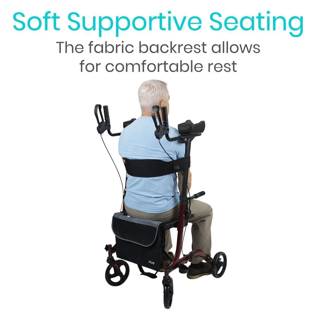 UpRight Walker - 4 Wheels with Seat