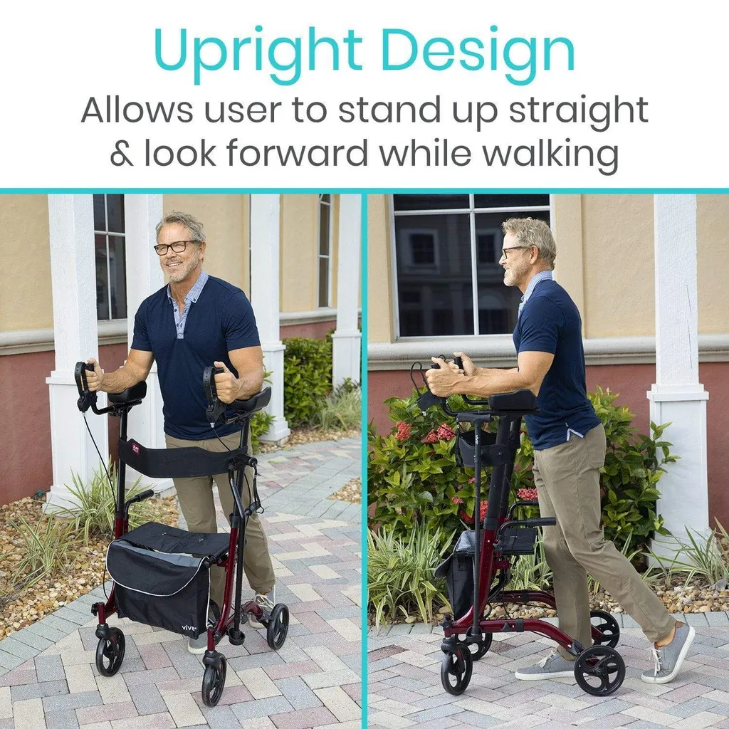 UpRight Walker - 4 Wheels with Seat