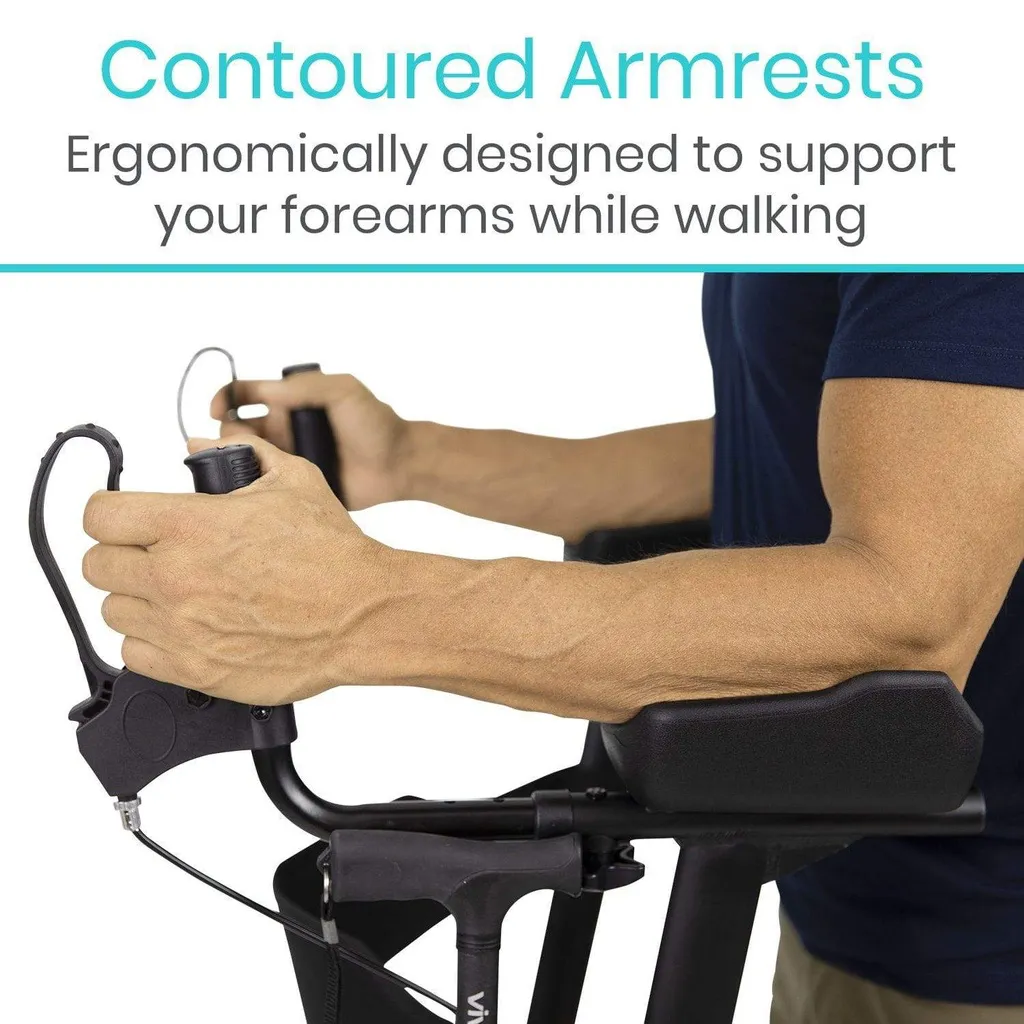 UpRight Walker - 4 Wheels with Seat